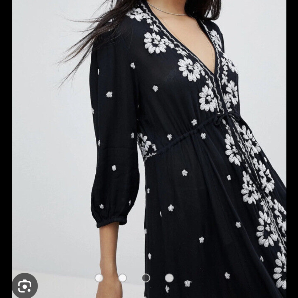 Free People Lilly of the Valley Midi Dress